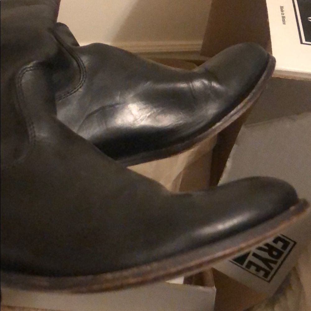 FRYE ‘Melissa Button' Leather Riding Boot - Picture 5 of 5